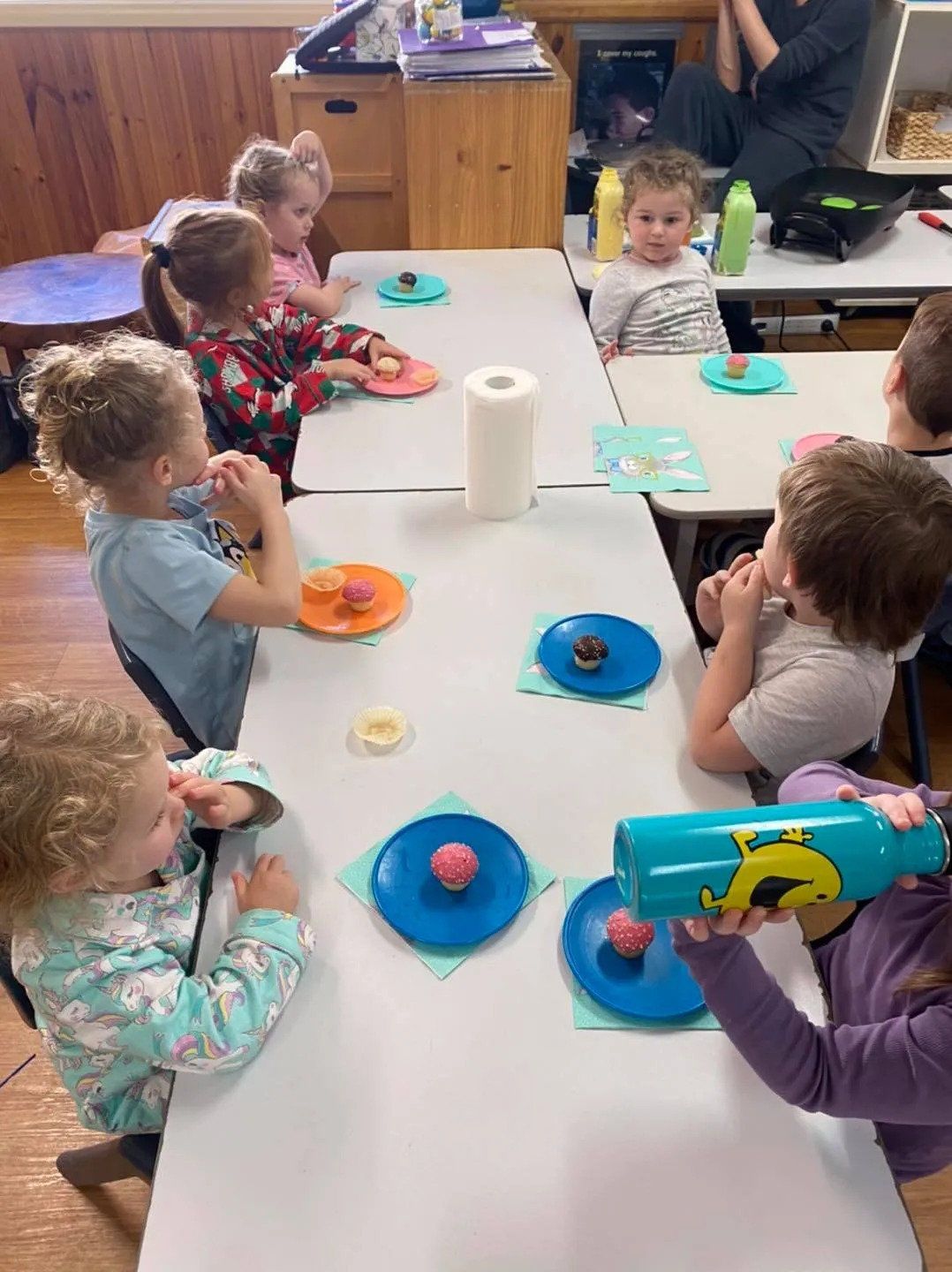Toddlers Having Snacks — Goulburn, NSW — River Heights Child Care Centre