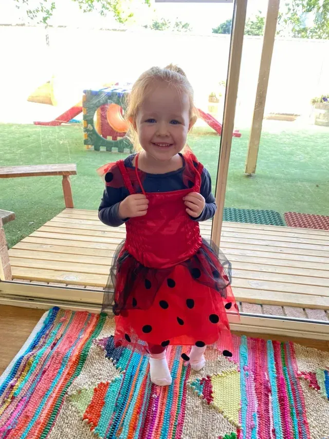 Girl with Lady Bug Costume — Goulburn, NSW — River Heights Child Care Centre