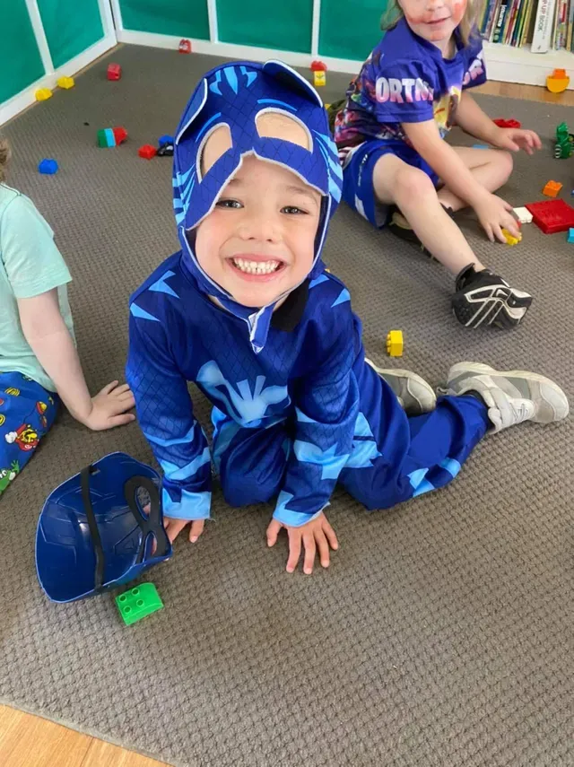 Boy with Blue Costume — Goulburn, NSW — River Heights Child Care Centre
