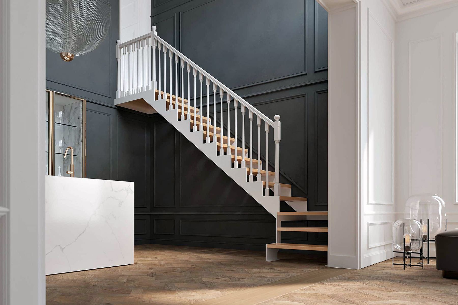 ringhiere e balaustre per scale