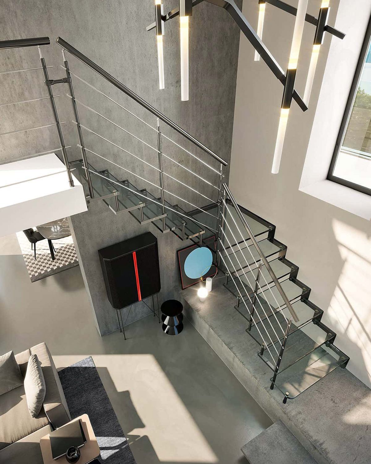 ringhiere e balaustre per scale