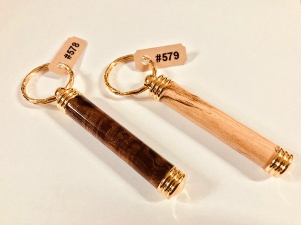 wooden key rings