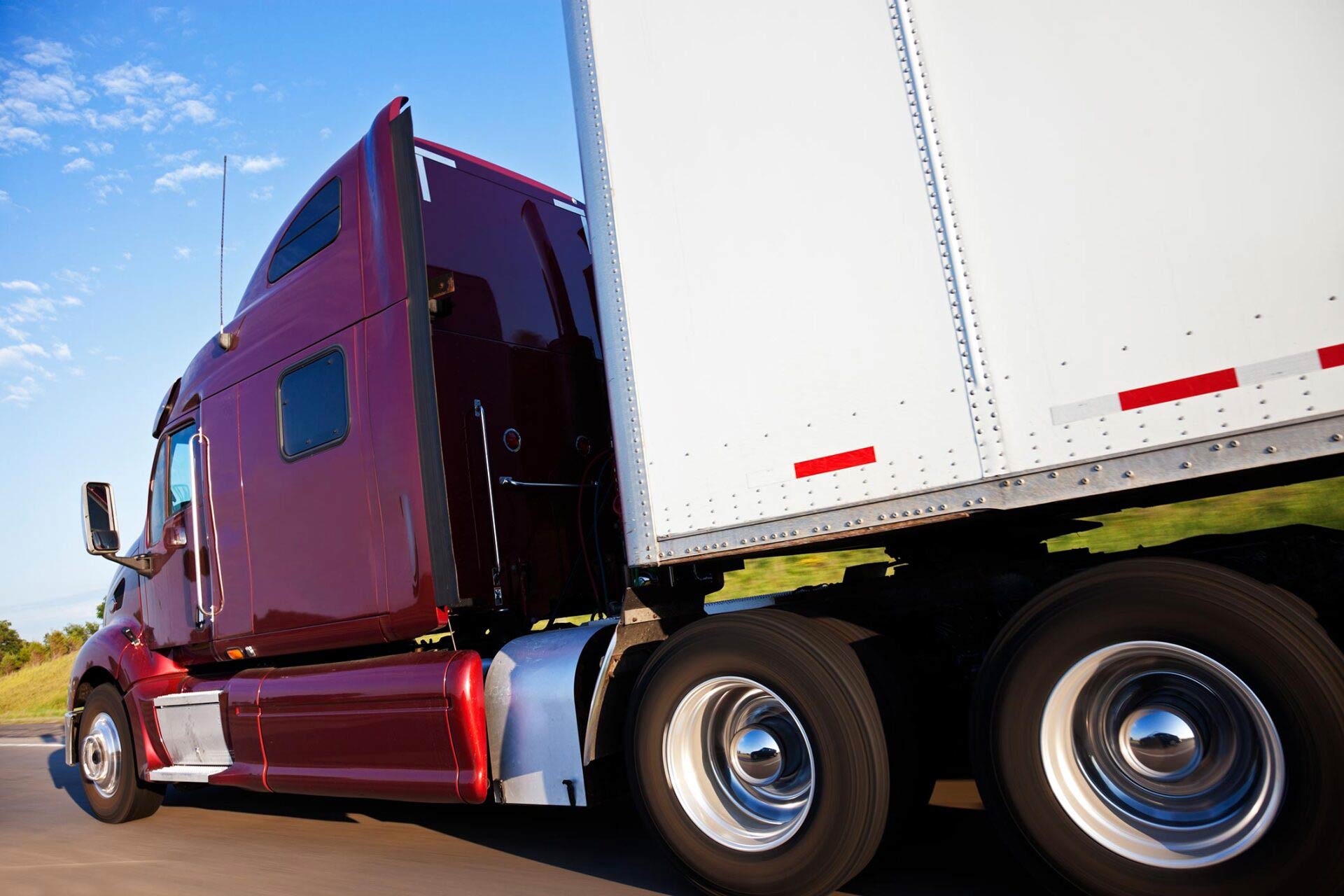 Commercial Truck on Road — Roseville, CA — Frank Penney Injury Lawyers