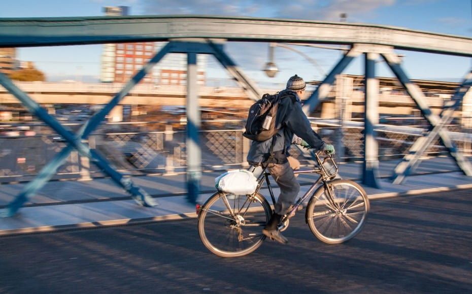 Man Riding a Bike — Roseville, CA — Frank Penney Injury Lawyers