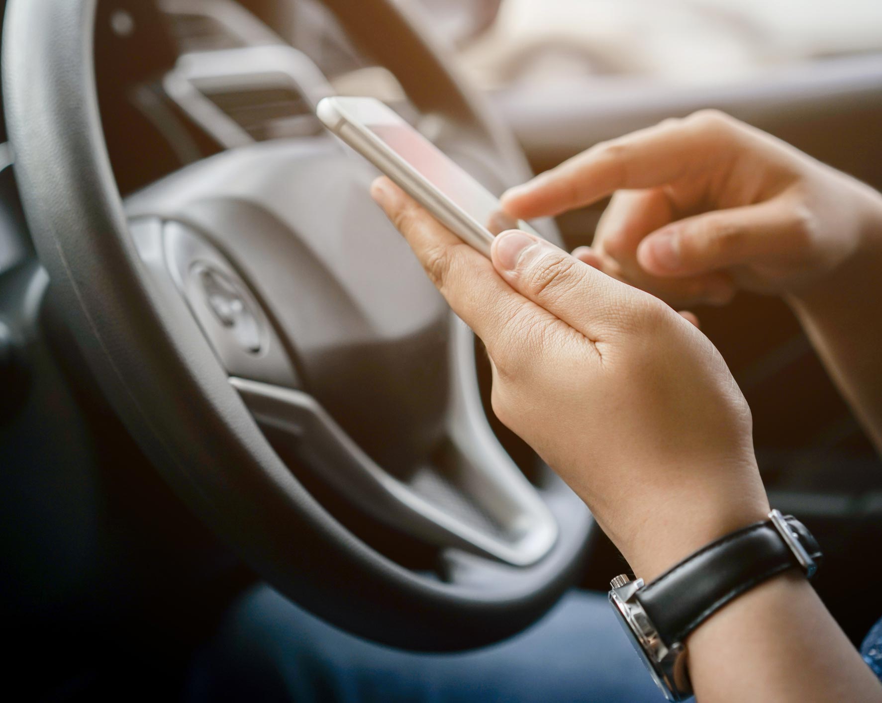 Texting While Driving — Roseville, CA — Frank Penney Injury Lawyers