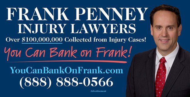 Business Ad — Roseville, CA — Frank Penney Injury Lawyers