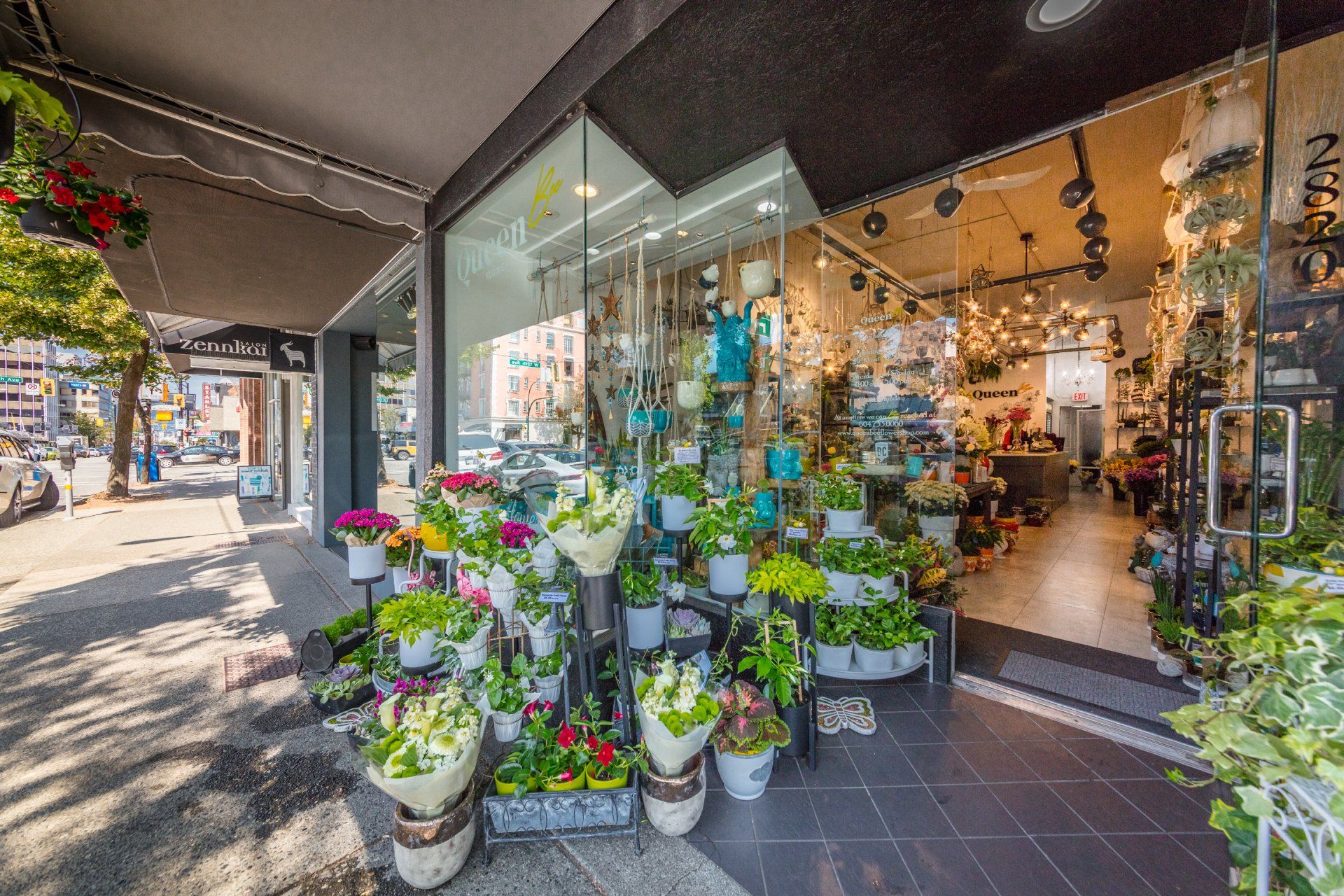 Queen Bee Flower Shop Commercial Interior Design Rodrozen Design