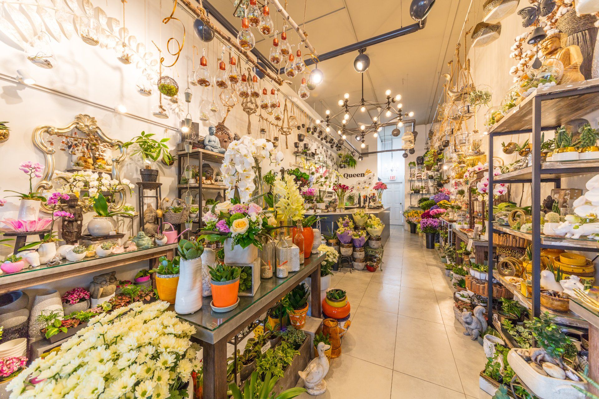 Queen Bee Flower Shop Commercial Interior Design Rodrozen Design