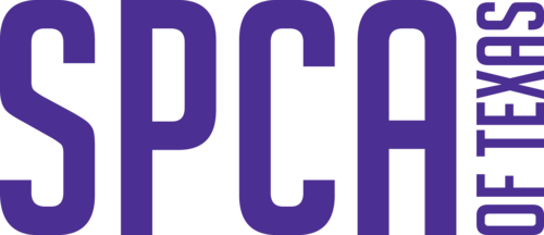 SPCA of Texas logo in purple.