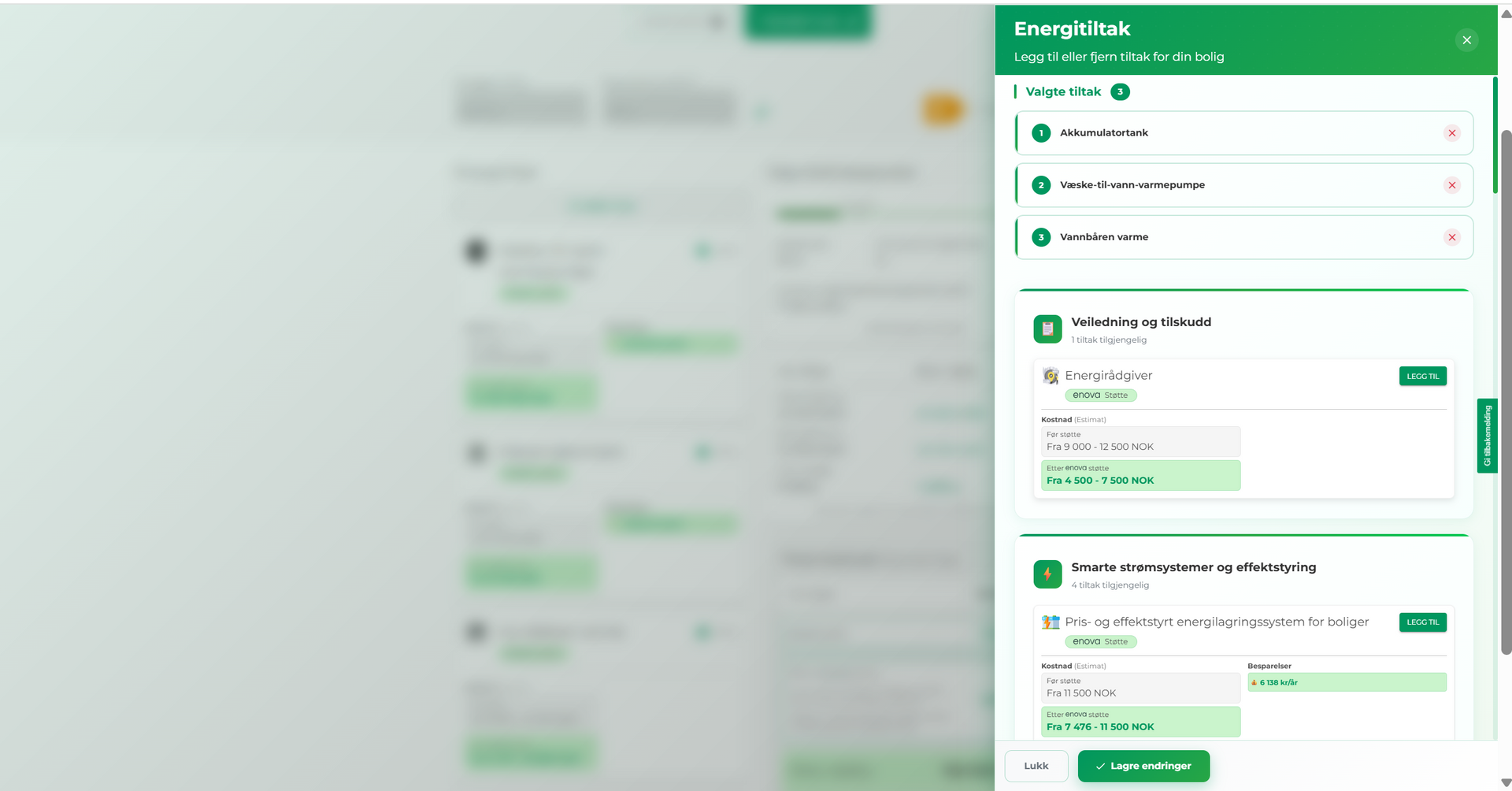 grensesnitt fra gadr plattformen