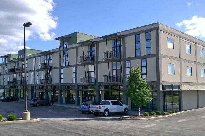 Exterior of the Lofts