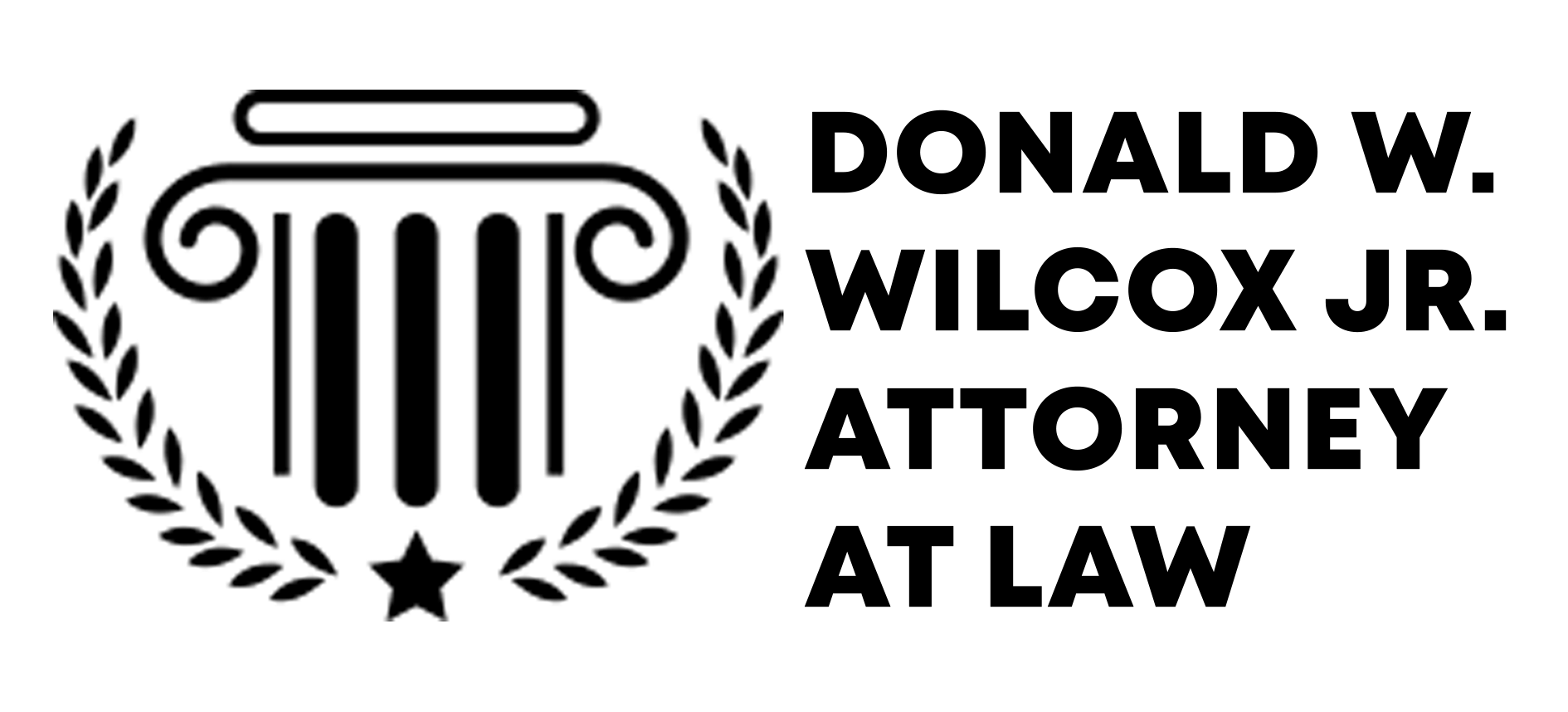 Donald W. Wilcox Jr. Attorney at Law Logo