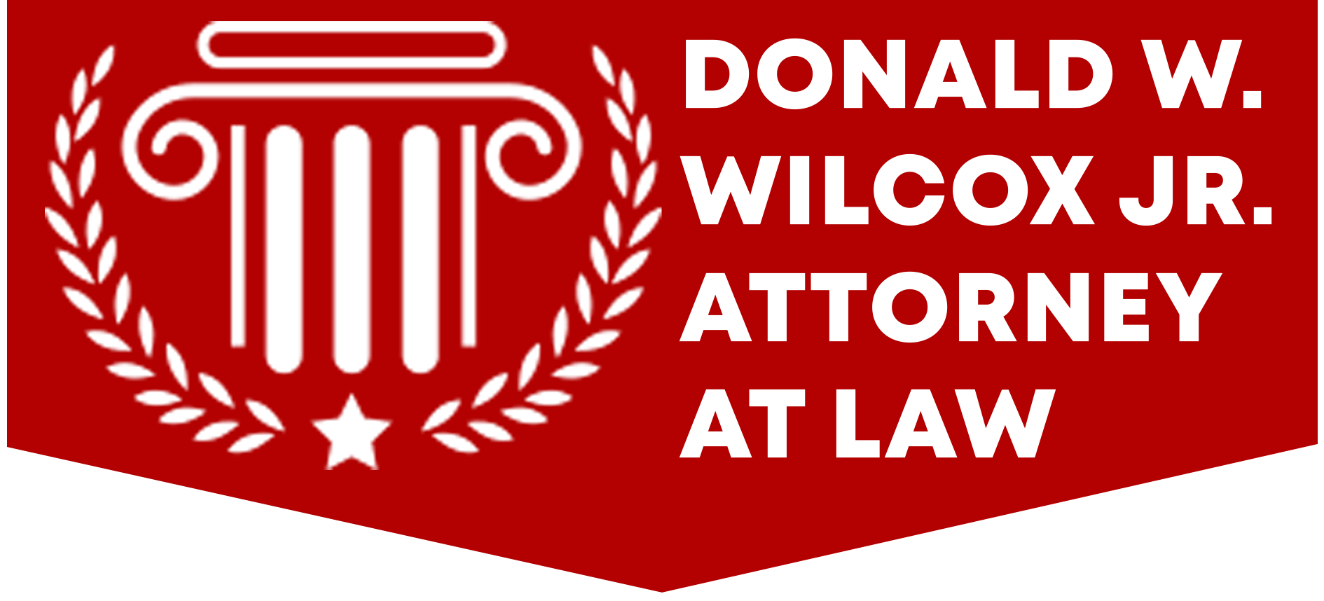 Donald W. Wilcox Jr. Attorney at Law Logo