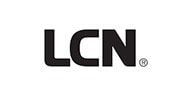 LCN logo in black letters on white background.
