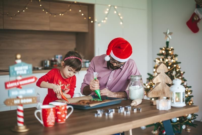 Family-friendly holiday activities filled with joy and colorful lights.