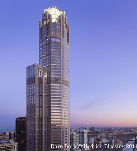 A picture of a tall building was taken in 2011