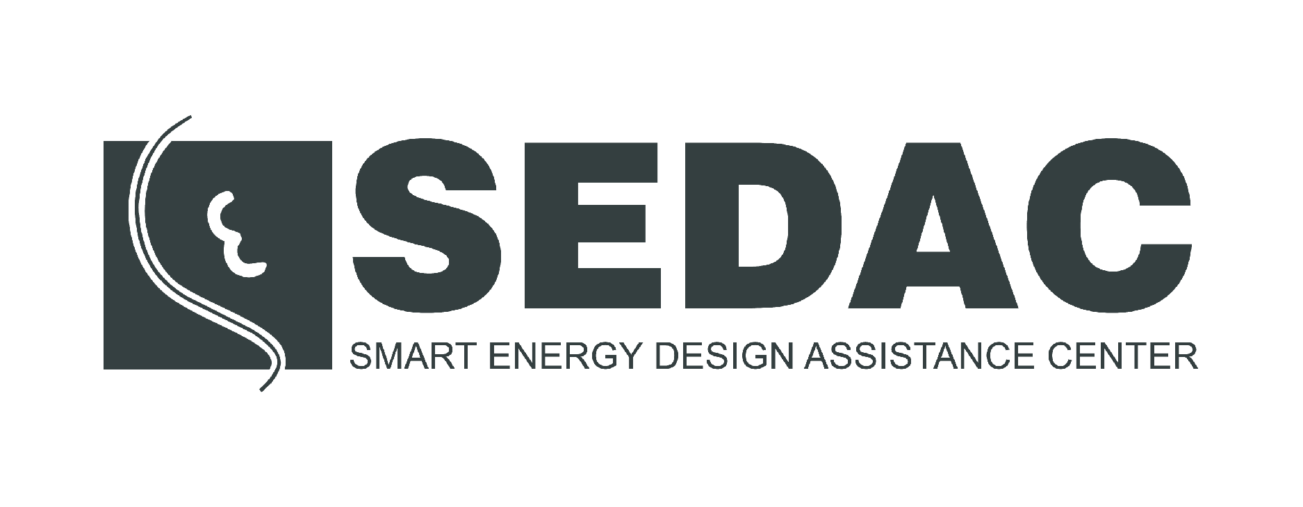 The sedac logo is a smart energy design assistance center.