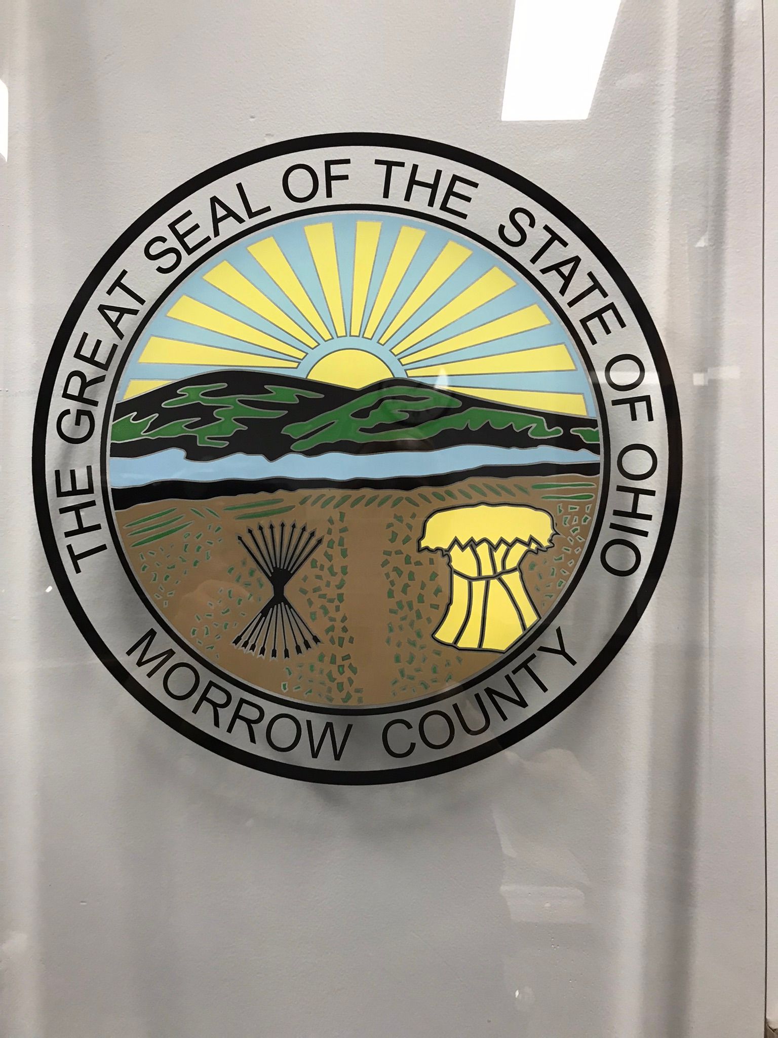 The great seal of the state of ohio morrow county