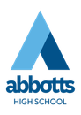 Abbotts college high school logo on a white background