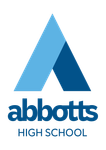 Abbotts college high school logo on a white background