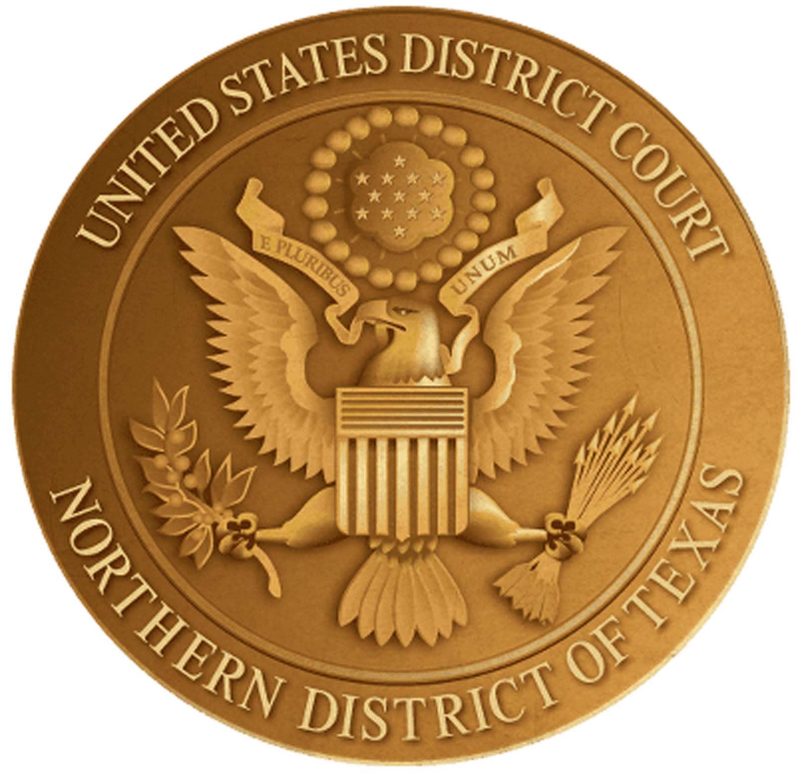 The seal of the united states district court northern district of texas
