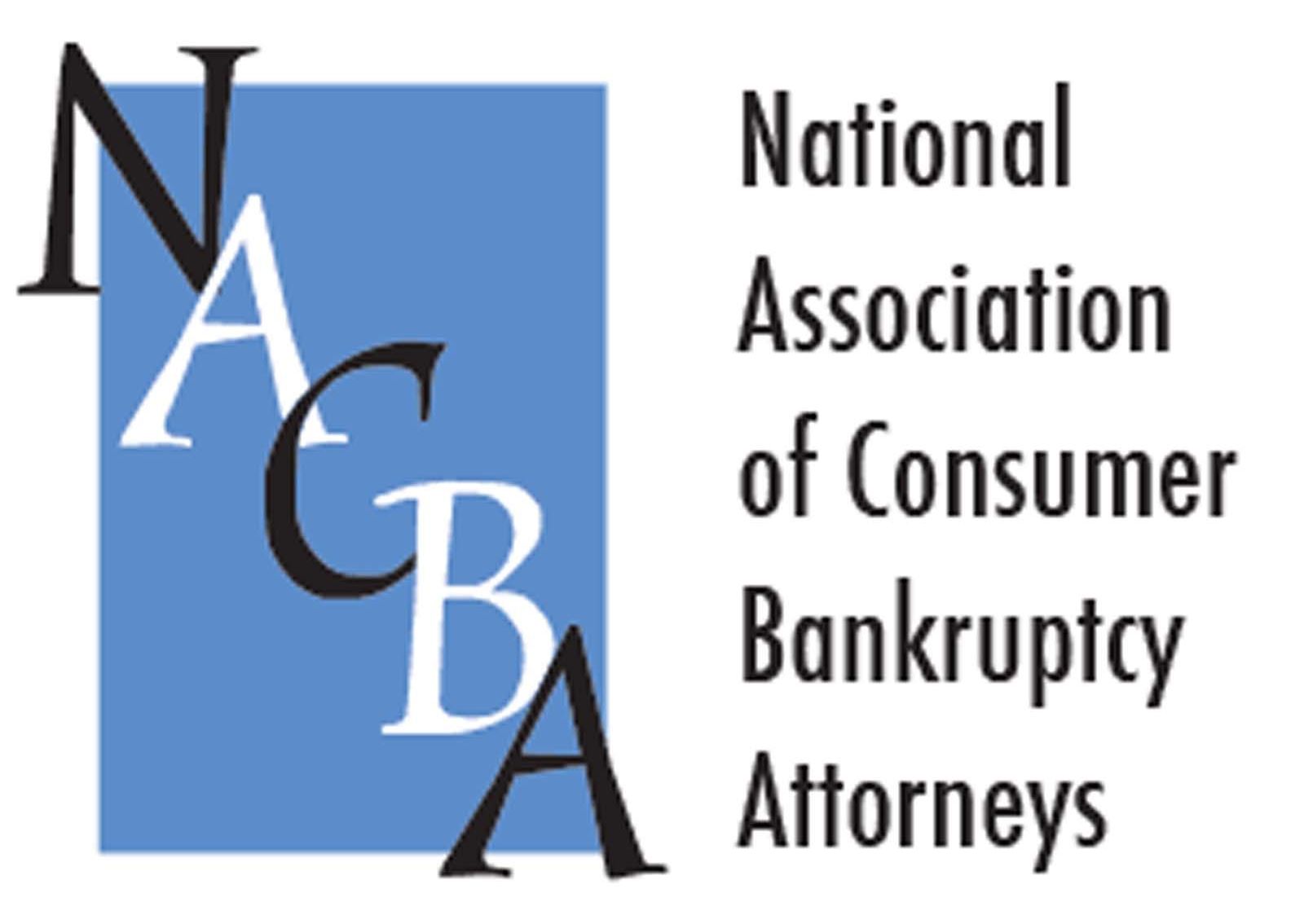 The logo for the national association of consumer bankruptcy attorneys