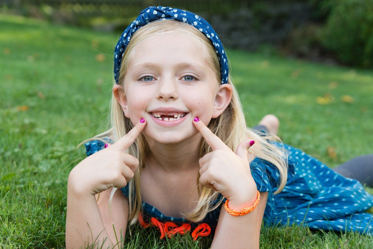 Child lost tooth and is looking forward to a visit from the tooth fairy