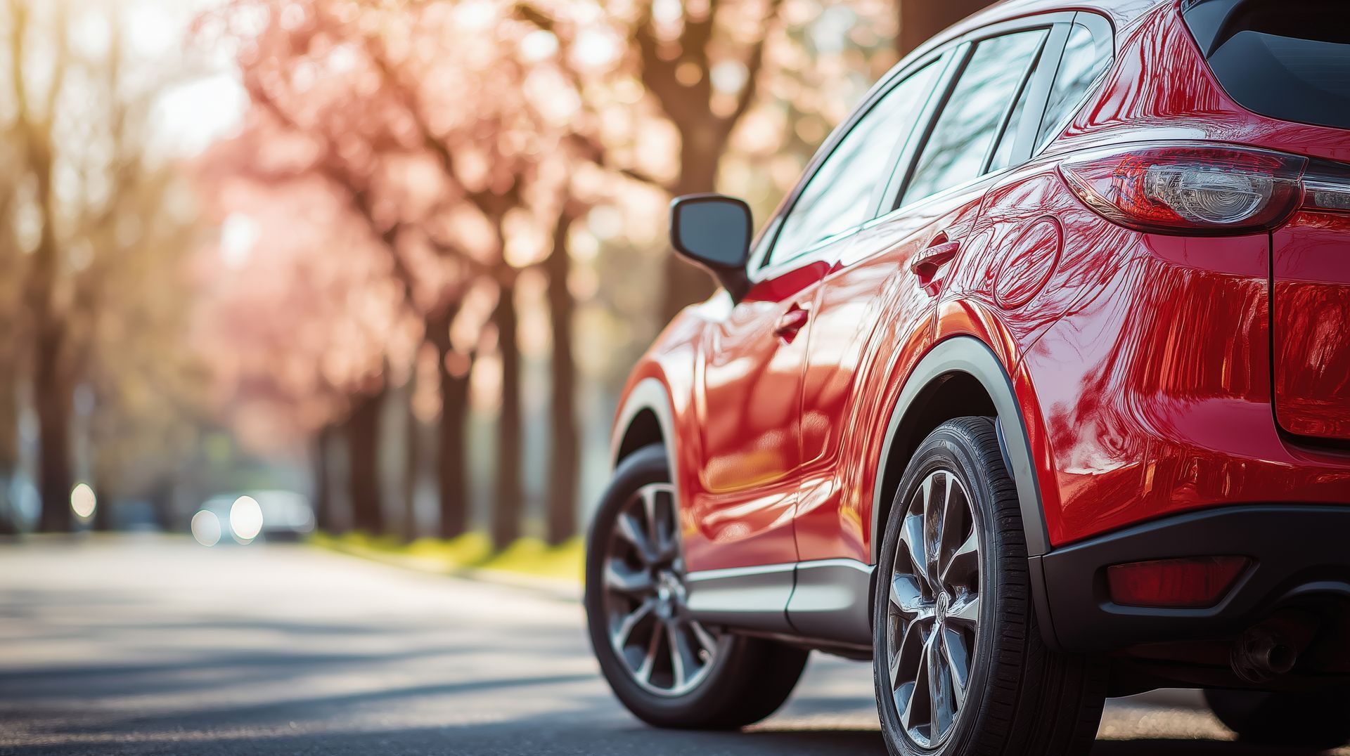 Parquet clair récemment installé dans une pièce avec une fenêtre, des murs non finis et un pied de biche rouge.