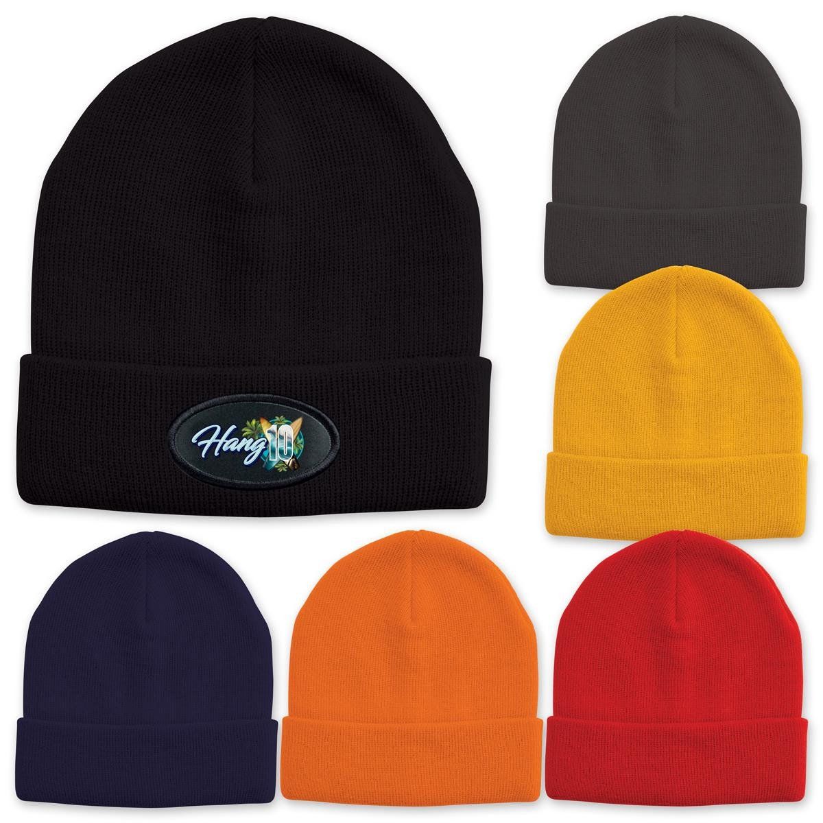 A beanie with the word honey embroidered on it