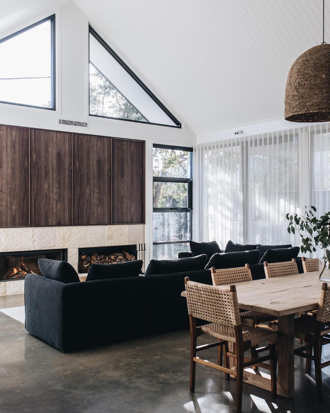 Spacious Living Area With a Dark Sofa — Stark Building & Constructions In Nowra, NSW
