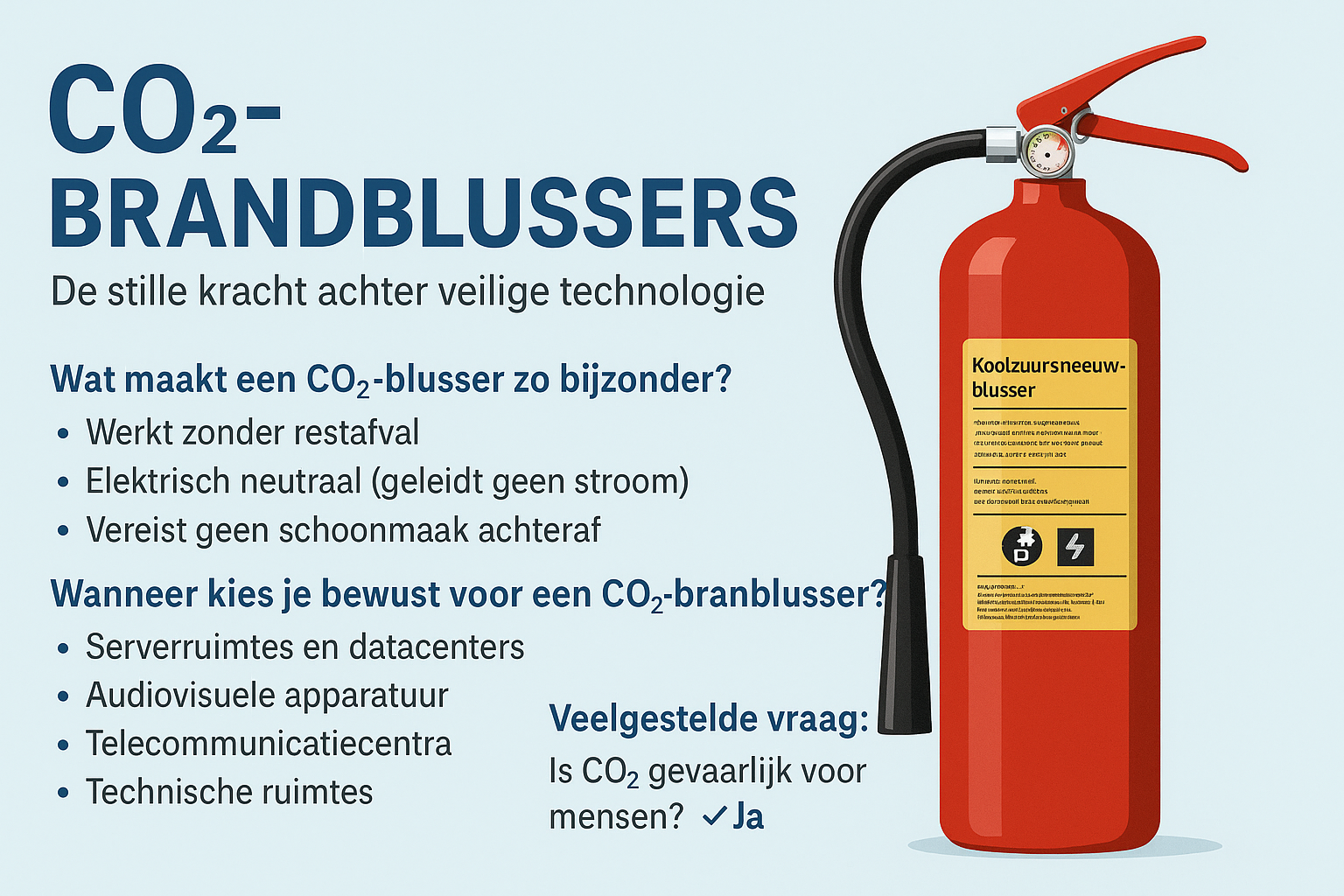 Waar worden vetblussers - vetbrandblussers voor gebruikt?