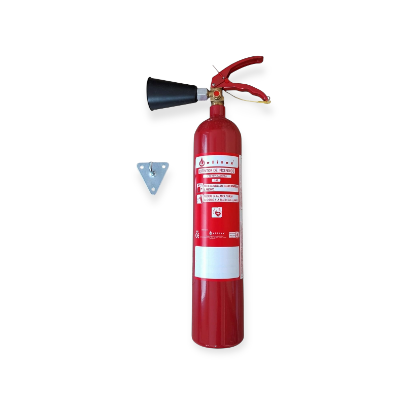 Elitex koolzuursneeuwblusser 2 kg CO2 brandblusser