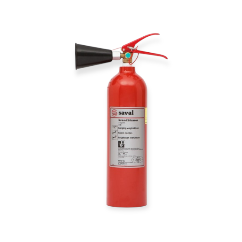 Saval koolzuursneeuwblusser 2 kg CO2 brandblusser