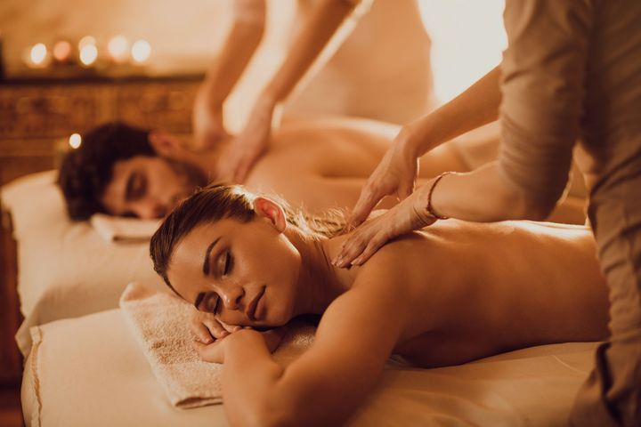 Man And Woman Having A Massage - Sumter, SC - K LCG Exclusive Med Spa