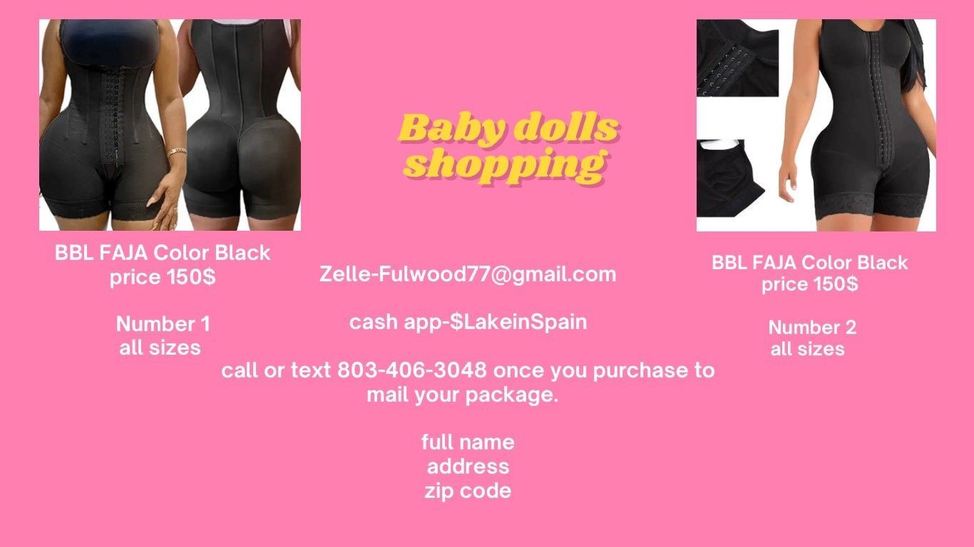 A Pink and Yellow Advertisement for Baby Dolls Shopping - Sumter, SC - K LCG Exclusive Med Spa