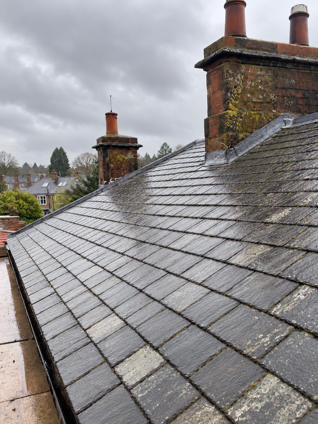 Slate roof repair completed by Roofers Manchester