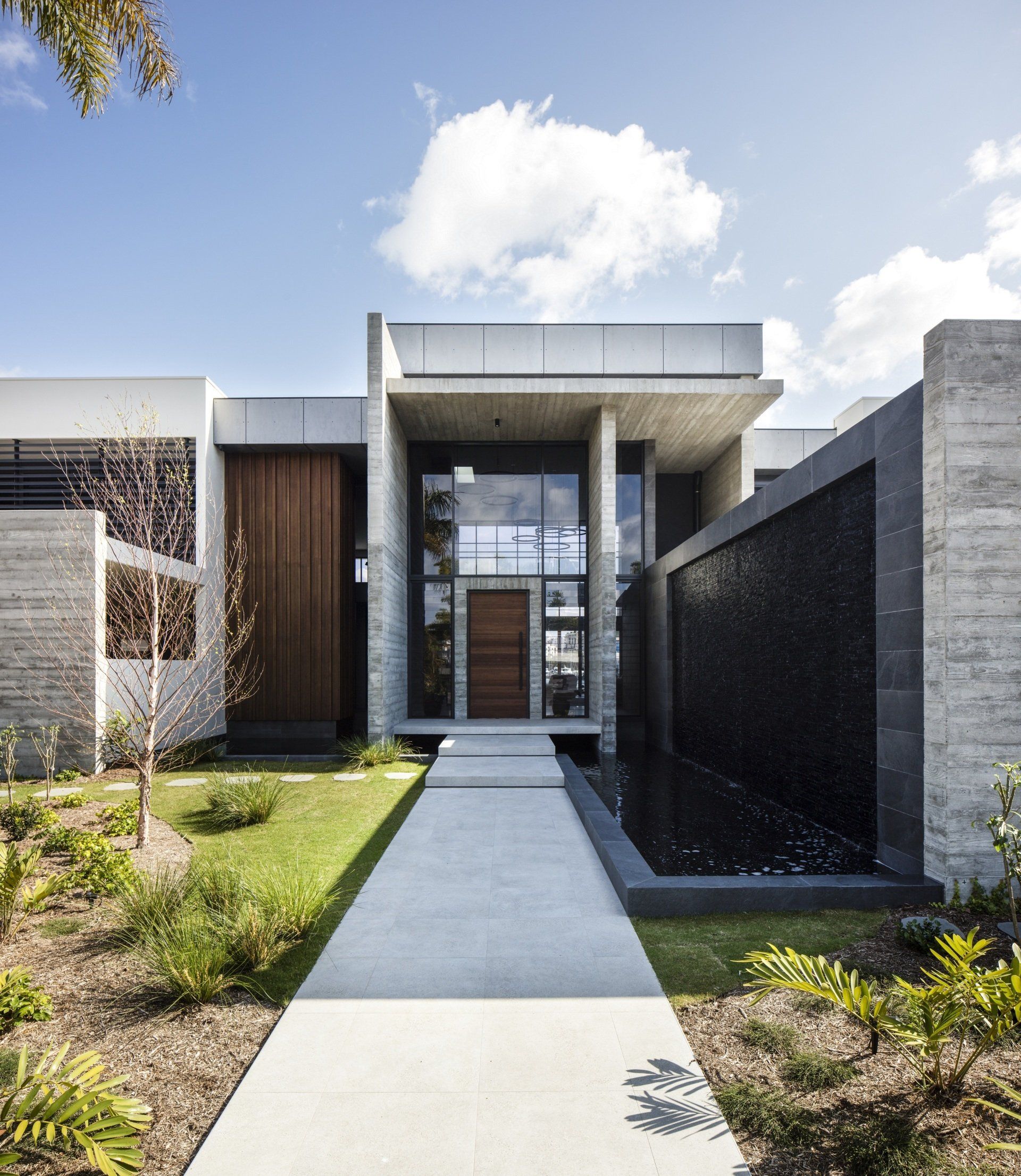 Large Home With Dark Features — Architects In Mooloolabah, QLD