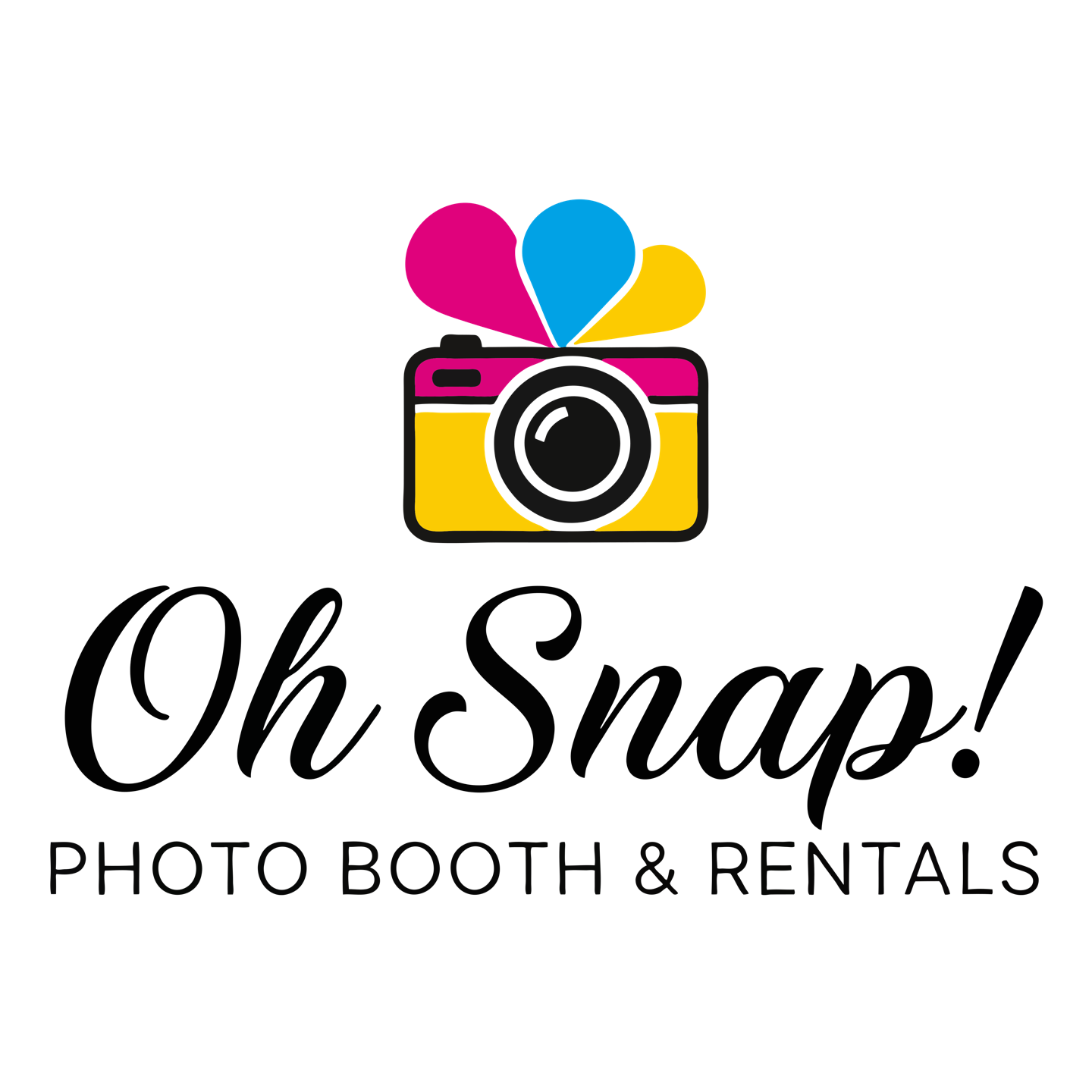 Oh Snap! Photo Booth & Rentals logo