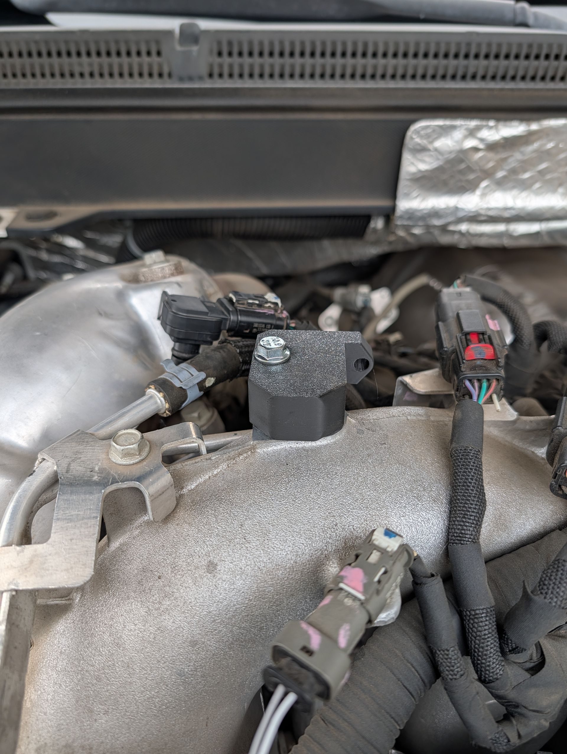 2023.5 - Present L5P Duramax MAP Sensor Spacers – 3D Printed Nylon with O-Rings and Bolts