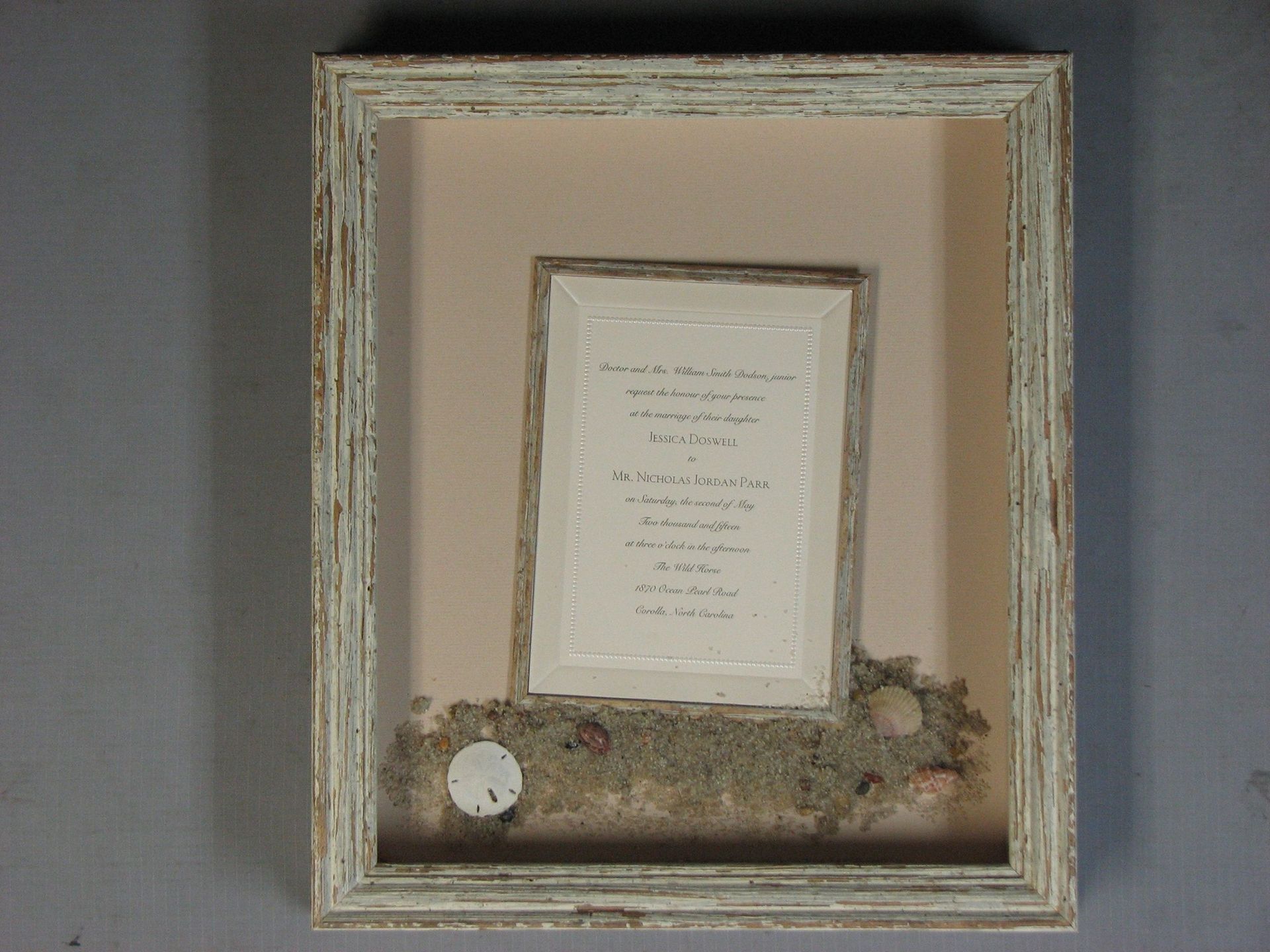 A picture frame with a picture inside of it