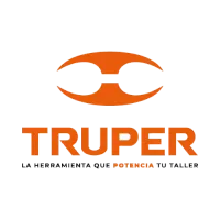 A logo for truper la herramienta que potencia tu taller
