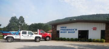 Mike Fredericks' body shop