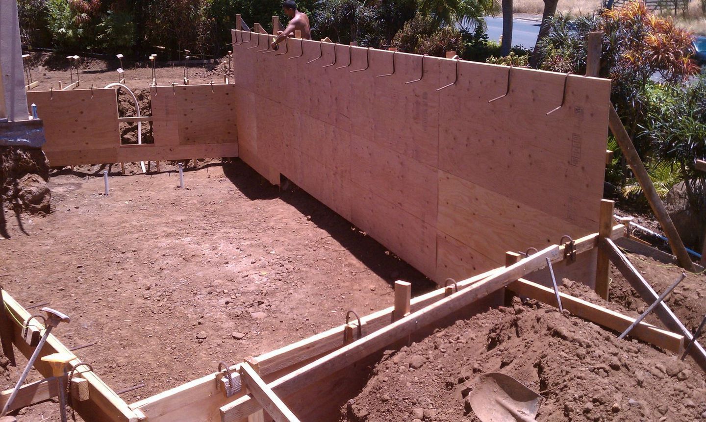 New pool construction in Maui, HI