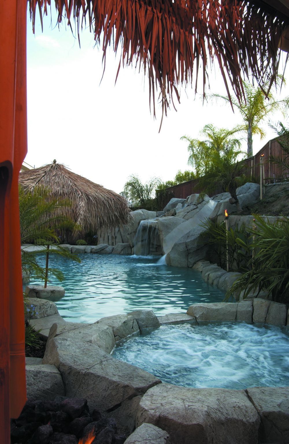 waterfall, water feature, maui