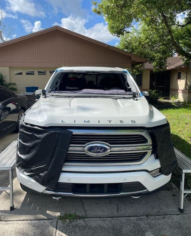 Before Ford F-150 Windshield Replacement in Altamonte Springs, FL