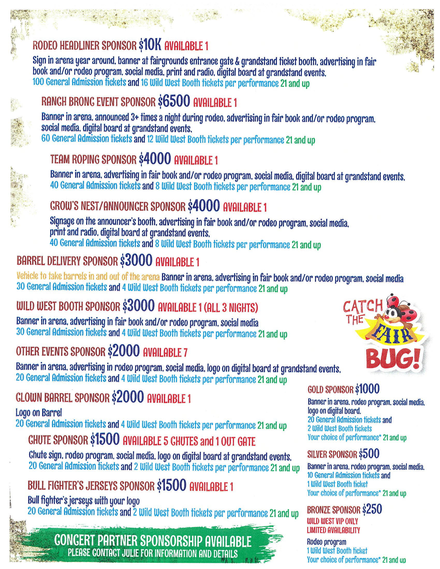 A poster that says catch the bug on it