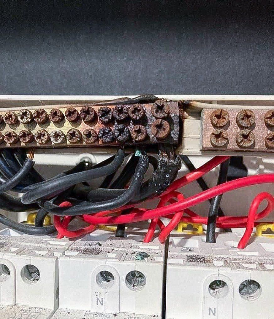 A Bunch of Wires Are Connected to a Electrical Box — J T Walker Electrical In Taree, NSW
