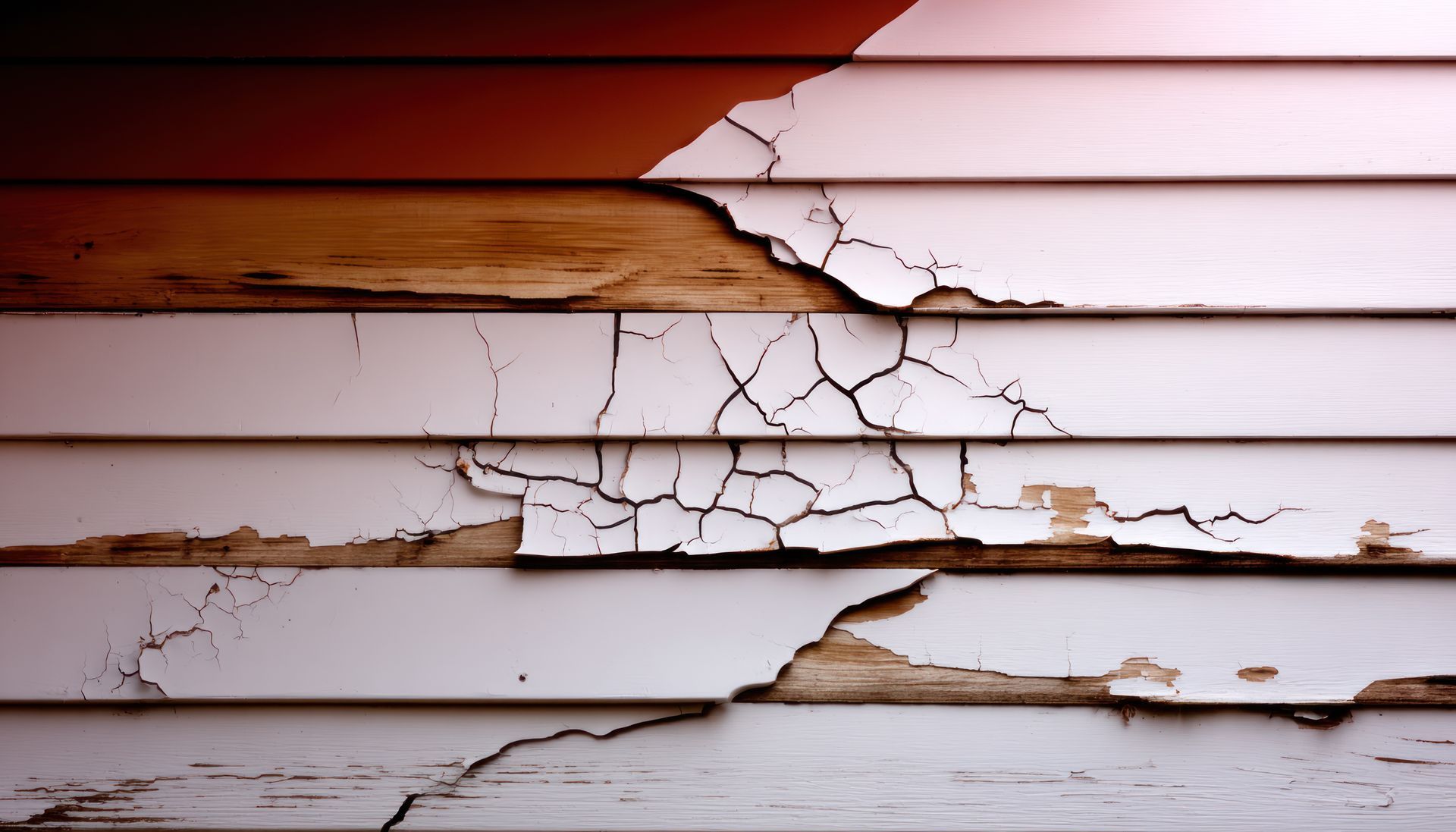 faded cracked home  siding