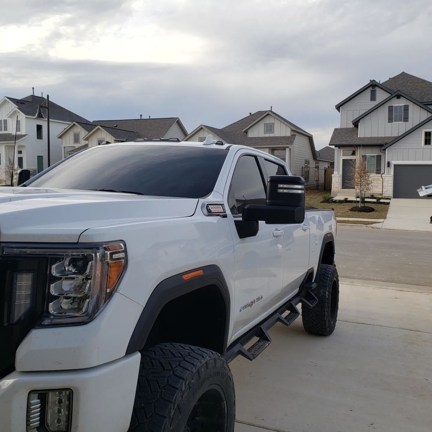 Green palm frond with sunlight creating striped shadows.