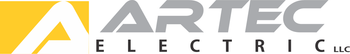 ARTEC Electric logo in gray and yellow with a stylized “A” icon